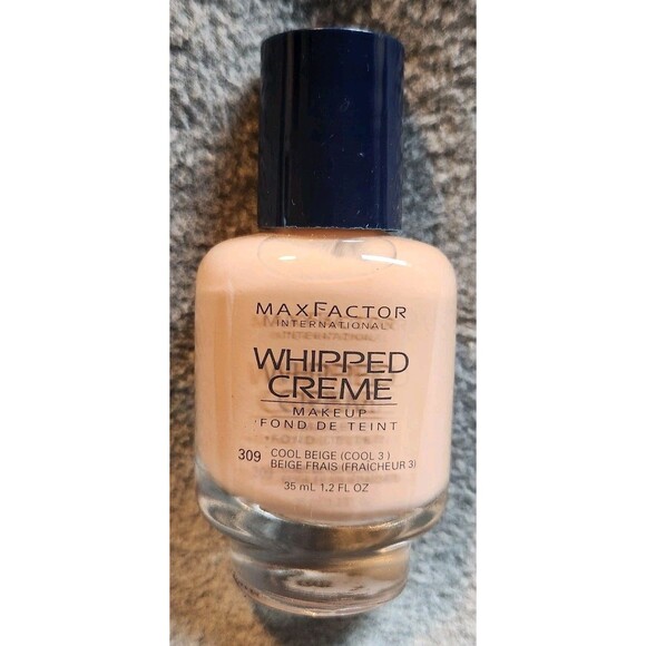 MAX FACTOR WHIPPED CREME MAKEUP FOUNDATION 309 COOL BEIGE 1.2fl ozNOB